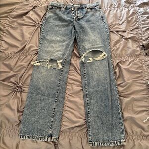 Garage Distressed Boyfriend Jeans. Like new. Size 27.